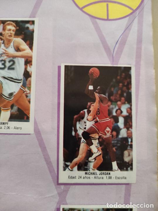 Coleccionismo deportivo: ALBUM COMPLETO BALONCESTO 1988 CROMOS LIGA ACB 87/88 NBA 2 JORDAN STICKER BASKET MERCHANTE CONVERSE - Foto 15 - 273721298