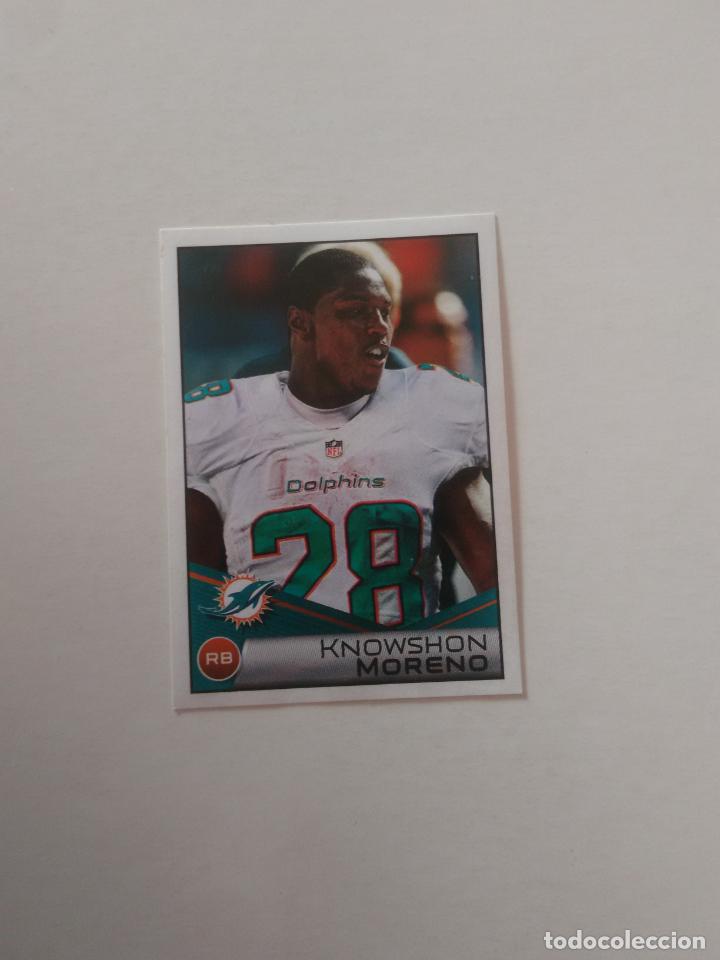 Sammelleidenschaft Sport: 25 KNOWSHON MORENO MIAMI DOLPHINS ESTAMPA CROMO STICKER FOOTBALL F&Uacute;TBOL AMERICANO PANINI NFL 2014