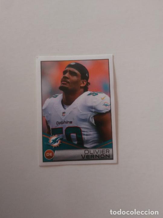 Sammelleidenschaft Sport: 30 OLIVIER VERNON MIAMI DOLPHINS ESTAMPA CROMO STICKER FOOTBALL F&Uacute;TBOL AMERICANO PANINI NFL 2014