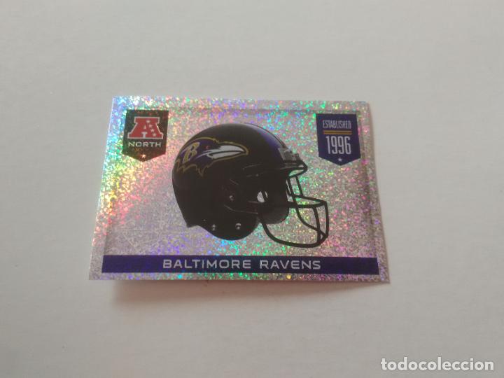 Sammelleidenschaft Sport: 61 ESCUDO LOGO CASCO BALTIMORE RAVENS CROMO STICKER FOOTBALL F&Uacute;TBOL AMERICANO PANINI NFL 2014