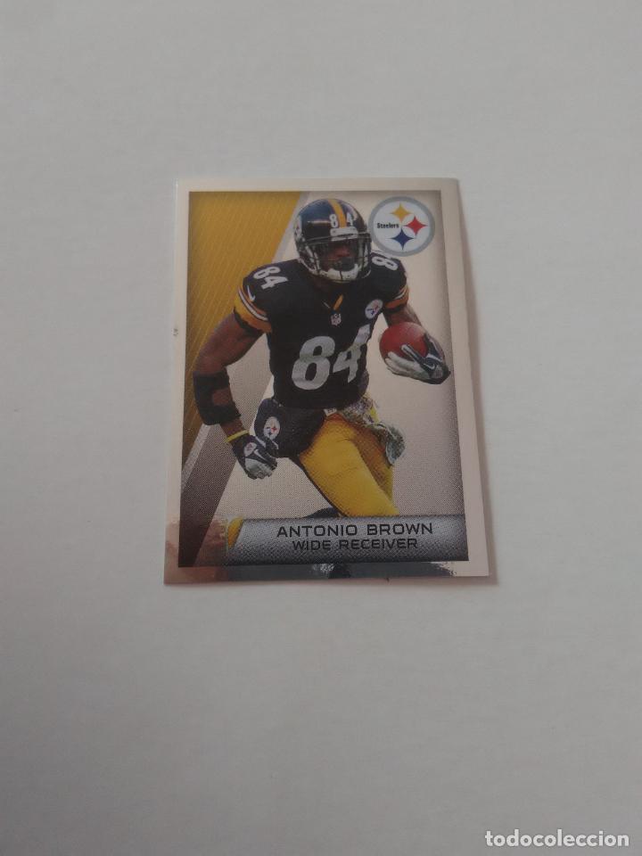 Sammelleidenschaft Sport: 107 ANTONIO BROWN PITTSBURGH STEELERS CROMO STICKER FOOTBALL F&Uacute;TBOL AMERICANO PANINI NFL 2014