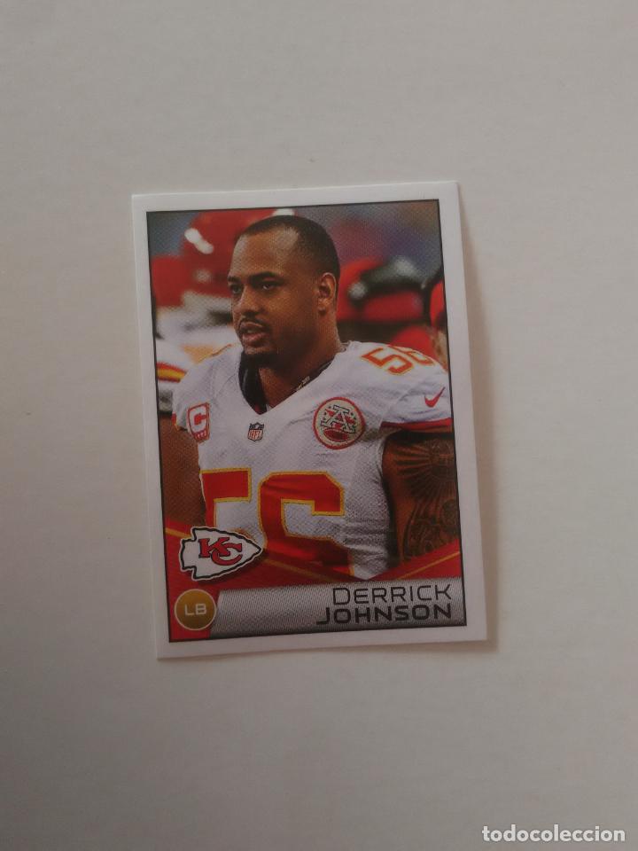Collezionismo sportivo: 196 DERRICK JOHNSON KANSAS CITY CHIEFS CROMO STICKER FOOTBALL F&Uacute;TBOL AMERICANO PANINI NFL 2014