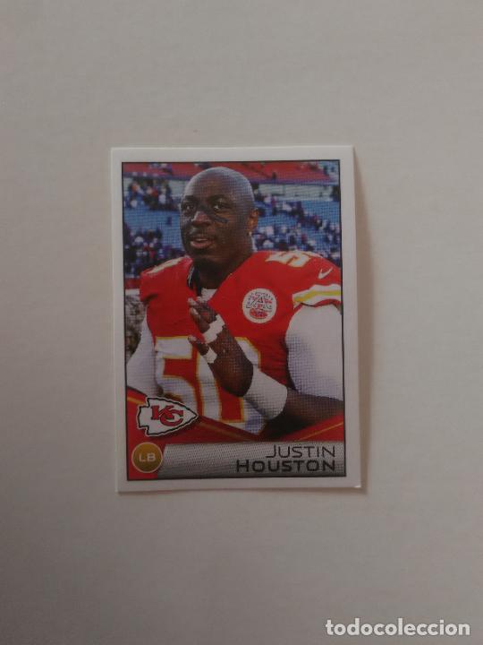 Collezionismo sportivo: 198 JUSTIN HOUSTON KANSAS CITY CHIEFS CROMO STICKER FOOTBALL F&Uacute;TBOL AMERICANO PANINI NFL 2014