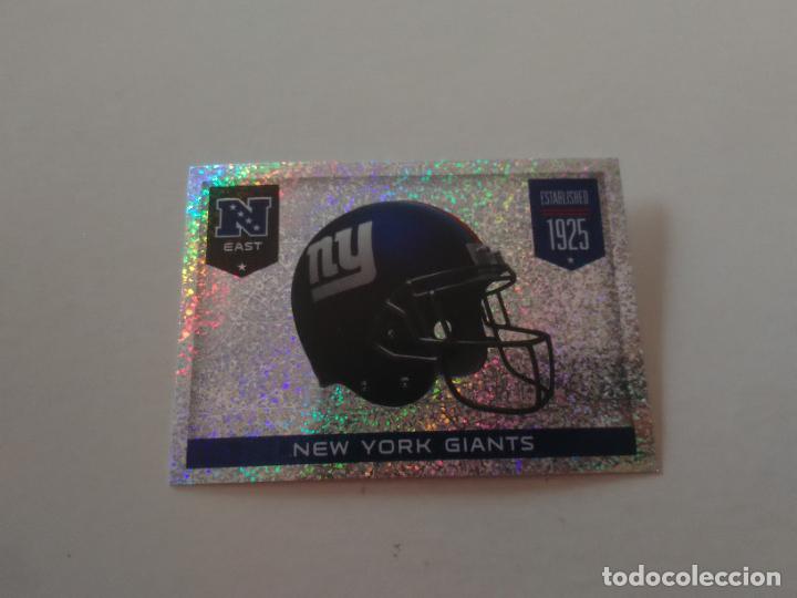 Collezionismo sportivo: 243 ESCUDO LOGO CASCO NEW YORK GIANTS CROMO STICKER FOOTBALL F&Uacute;TBOL AMERICANO PANINI NFL 2014