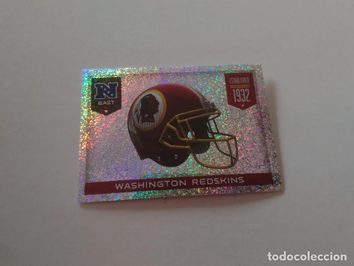 Collezionismo sportivo: 271 ESCUDO LOGO CASCO WASHINGTON REDSKINS CROMO STICKER FOOTBALL F&Uacute;TBOL AMERICANO PANINI NFL 2014
