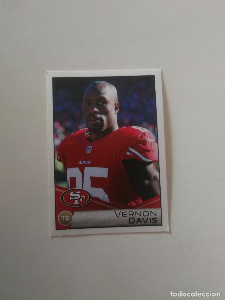 Collezionismo sportivo: 434 VERNON DAVIS SAN FRANCISCO 49ERS CROMO STICKER FOOTBALL F&Uacute;TBOL AMERICANO PANINI NFL 2014