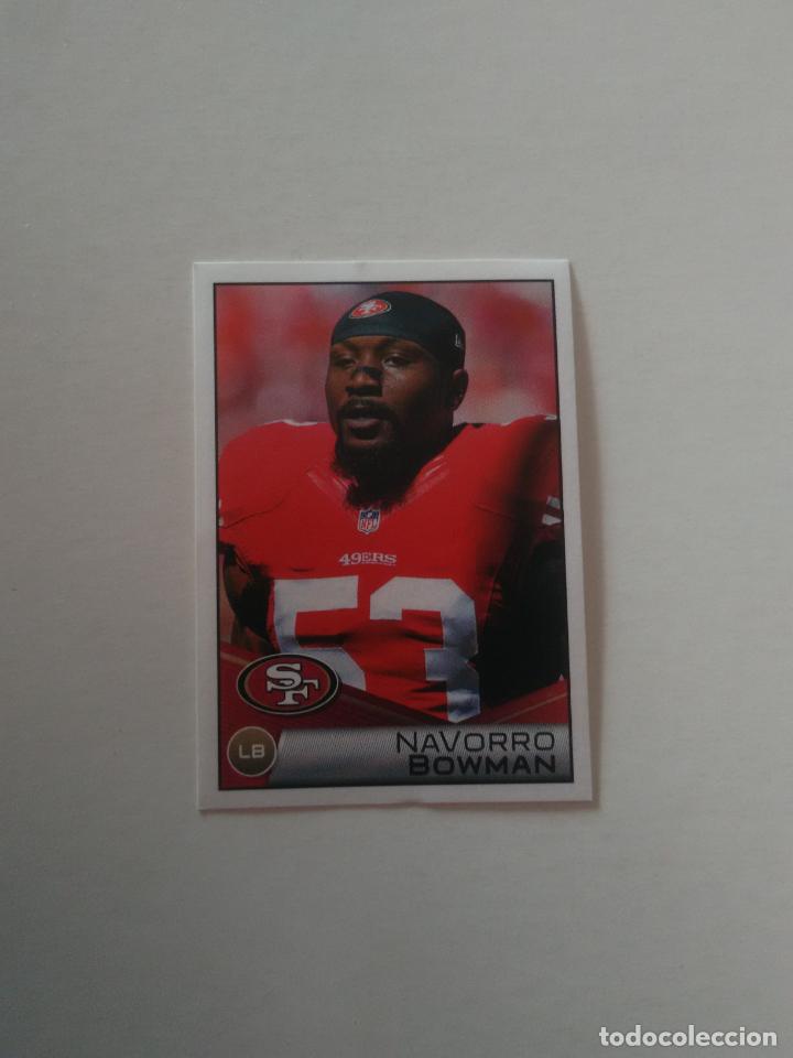 Collezionismo sportivo: 436 NAVORRO BOWMAN SAN FRANCISCO 49ERS CROMO STICKER FOOTBALL F&Uacute;TBOL AMERICANO PANINI NFL 2014