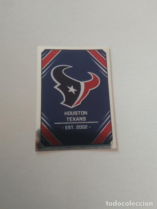 Collezionismo sportivo: 126 ESCUDO LOGO HOUSTON TEXANS CROMO FOOTBALL F&Uacute;TBOL AMERICANO PANINI NFL 2017