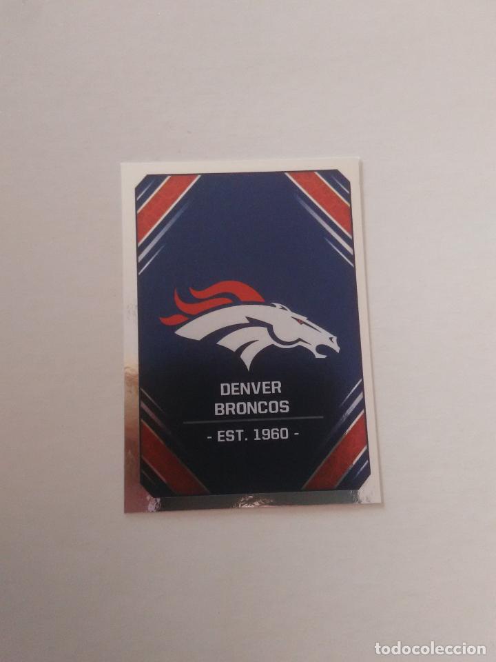Collezionismo sportivo: 182 ESCUDO LOGO DENVER BRONCOS STICKER CROMO FOOTBALL F&Uacute;TBOL AMERICANO PANINI NFL 2017