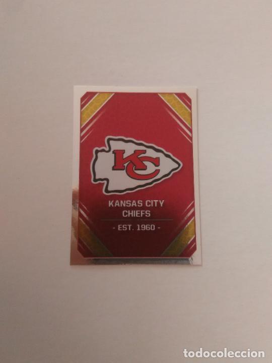 Collezionismo sportivo: 196 ESCUDO LOGO KANSAS CITY CHIEFS STICKER CROMO FOOTBALL F&Uacute;TBOL AMERICANO PANINI NFL 2017