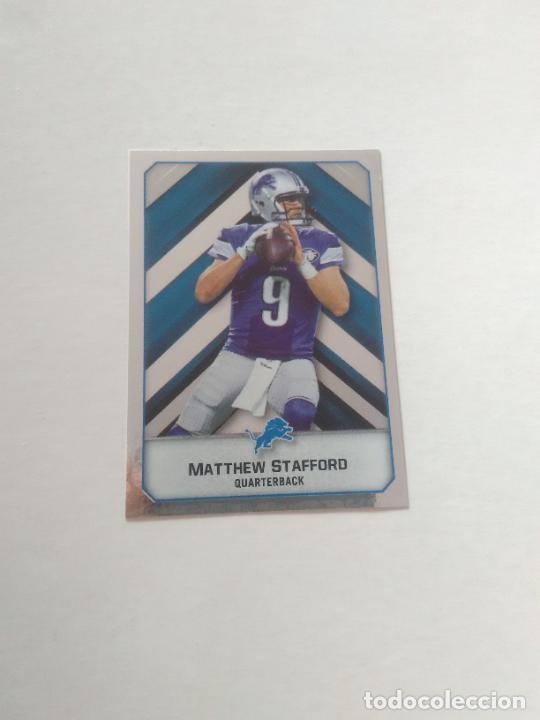 Collezionismo sportivo: 310 MATTHEW STAFFORD DETROIT LIONS STICKERS CROMO FOOTBALL F&Uacute;TBOL AMERICANO PANINI NFL 2017
