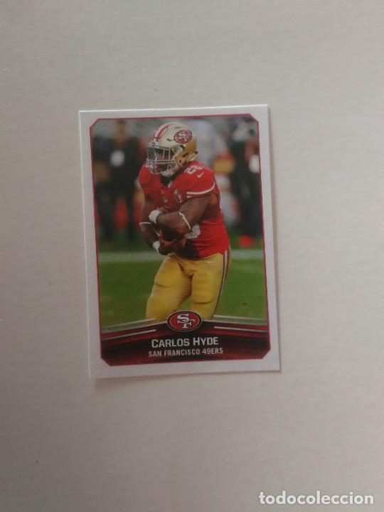 Collezionismo sportivo: 440 CARLOS HYDE SAN FRANCISCO 49ERS STICKER CROMO FOOTBALL F&Uacute;TBOL AMERICANO PANINI NFL 2017