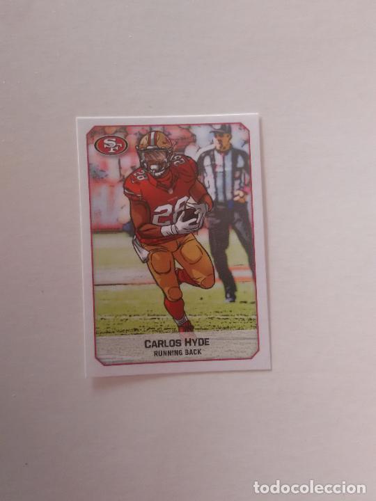 Collezionismo sportivo: 443 CARLOS HYDE SAN FRANCISCO 49ERS STICKER CROMO FOOTBALL F&Uacute;TBOL AMERICANO PANINI NFL 2017