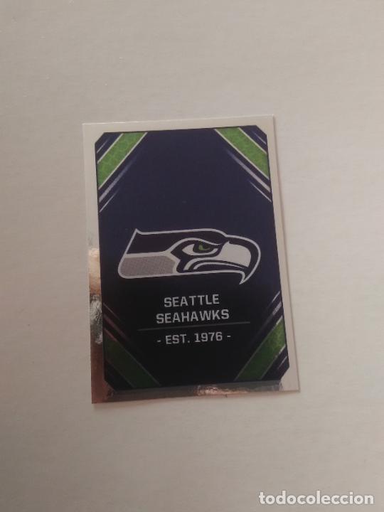 Collezionismo sportivo: 448 ESCUDO LOGO SEATTLE SEAHAWKS STICKER CROMO FOOTBALL F&Uacute;TBOL AMERICANO PANINI NFL 2017