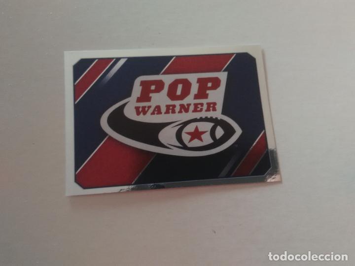 Collezionismo sportivo: 462 ESCUDO LOGO POP WARNER ESTAMPA STICKER CROMO FOOTBALL F&Uacute;TBOL AMERICANO PANINI NFL 2017