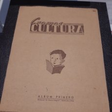 Coleccionismo deportivo: HOJA PRESENTACION DEL EDITOR , ALBUM PRIMERO CROMOS CULTURA, ED GATO NEGRO 1939. Lote 299605058