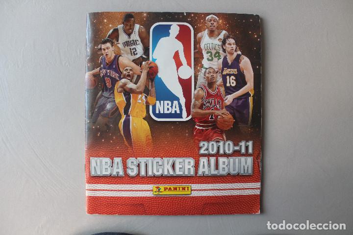 Sports collectibles: &Aacute;LBUM NBA STICKER 2010 2011, PANINI, INCOMPLETO, 230 CROMOS DE 379