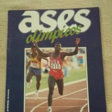 Coleccionismo deportivo: ALBUM ASES OLÍMPICOS - AS - CON 42 CROMOS (MUHAMMAD ALI/CASSIUS CLAY, MIKE TYSON, CARL LEWIS ... )