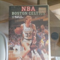 Coleccionismo deportivo: VIDEO VHS NBA BOSTON CELTICS LO MEJOR DE LA TEMPORADA 86 - 87 BALONCESTO BASKETBALL PRECINTADO NUEVO. Lote 344920738