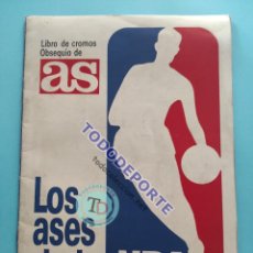 Coleccionismo deportivo: ALBUM COMPLETO LOS ASES DE LA NBA - BASKET DIARIO AS 1989 BALONCESTO NBA JORDAN STICKER. Lote 346340048