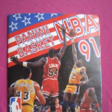 Coleccionismo deportivo: BASKET NBA 91 PANINI CON MICHAEL JORDAN ALBUM CON 170 CROMOS L41