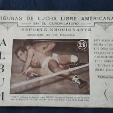 Coleccionismo deportivo: ÁLBUM FIGURAS DE LUCHA LIBRE AMERICANA. EDICIONES COSTA . COMPLETO. Lote 349669224