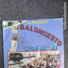 Sammelleidenschaft Sport: ALBUM CAMPEONATO DE BALONCESTO LIGA 85 86 CON MICHAEL JORDAN, CLESA. Lote 358117865