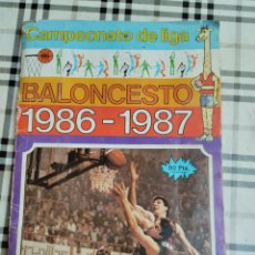 Coleccionismo deportivo: ALBUM COMPLETO. BALONCESTO 1986 1987.CAMPEONATO DE LIGA BALONCESTO