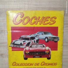 Coleccionismo deportivo: ALBUM DE COCHES MOTOR 16. INCOMPLETO. FALTAN 6 CROMOS.