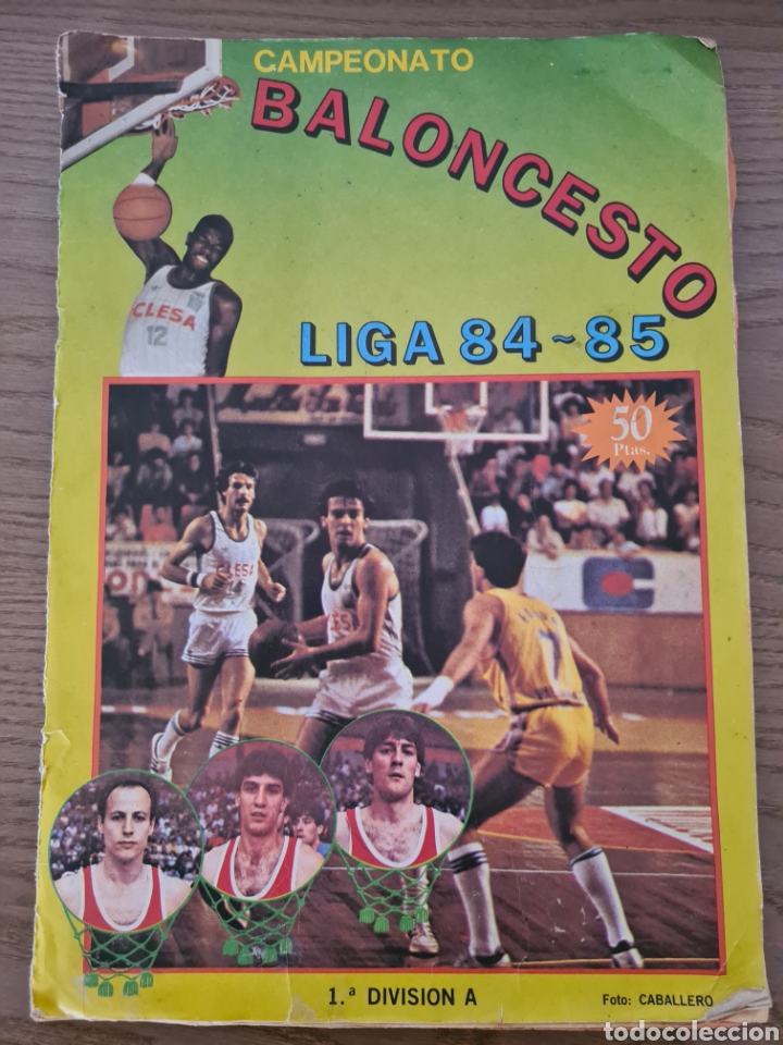 Collezionismo sportivo: CAMPEONATO BALONCESTO LIGA 84 - 85 1&ordf; DIVISION A J.MERCHANTE - CLESA . COMPLETO