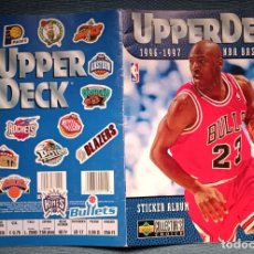 Coleccionismo deportivo: STICKER ALBUM DE CROMOS NBA BASKETBALL 1996-1997 - MICHAEL JORDAN (COMPLETO -2) (UPPER DECK 1996)