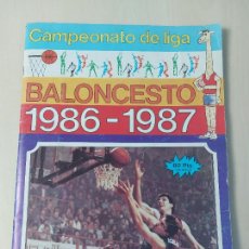 Coleccionismo deportivo: ALBUM DE CROMOS CAMPEONATO DE LIGA BALONCESTO 1986 - 1987 INCOMPLETO. Lote 383402169