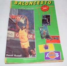 Coleccionismo deportivo: ÁLBUM EDITORIAL J. MERCHANTE / BALONCESTO 88, CON DESPERFECTOS E INCOMPLETO ¡MIRA FOTOS / DETALLES!. Lote 387522909