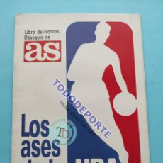 Coleccionismo deportivo: ALBUM COMPLETO LOS ASES DE LA NBA - BASKET DIARIO AS 1989 BALONCESTO NBA JORDAN STICKER. Lote 391215844