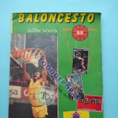 Coleccionismo deportivo: ALBUM COMPLETO BALONCESTO 1988 CROMOS LIGA ACB 87/88 NBA 2 JORDAN STICKER BASKET MERCHANTE CONVERSE. Lote 391216544