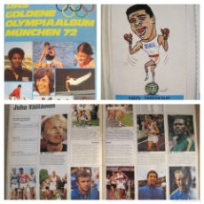 Coleccionismo deportivo: CASSIUS CLAY-MUHAMMAD ALI-OLIMPIADAS MUNICH 1972-ALBUM COMPLETO-DISNEY-VER FOTOS-(V-23.961)