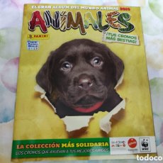Coleccionismo deportivo: ALBUM CROMOS ANIMALES