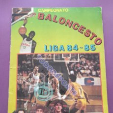 Coleccionismo deportivo: ALBUM INCOMPLETO CAMPEONATO DE LIGA BALONCESTO 1984/1985 - BASKET 84/85 CROMO SELECCION - CLESA