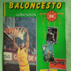 Coleccionismo deportivo: ÁLBUM CROMOS BALONCESTO88 CON DEDICATORIA DEL EX ENTRENADOR NACIONAL