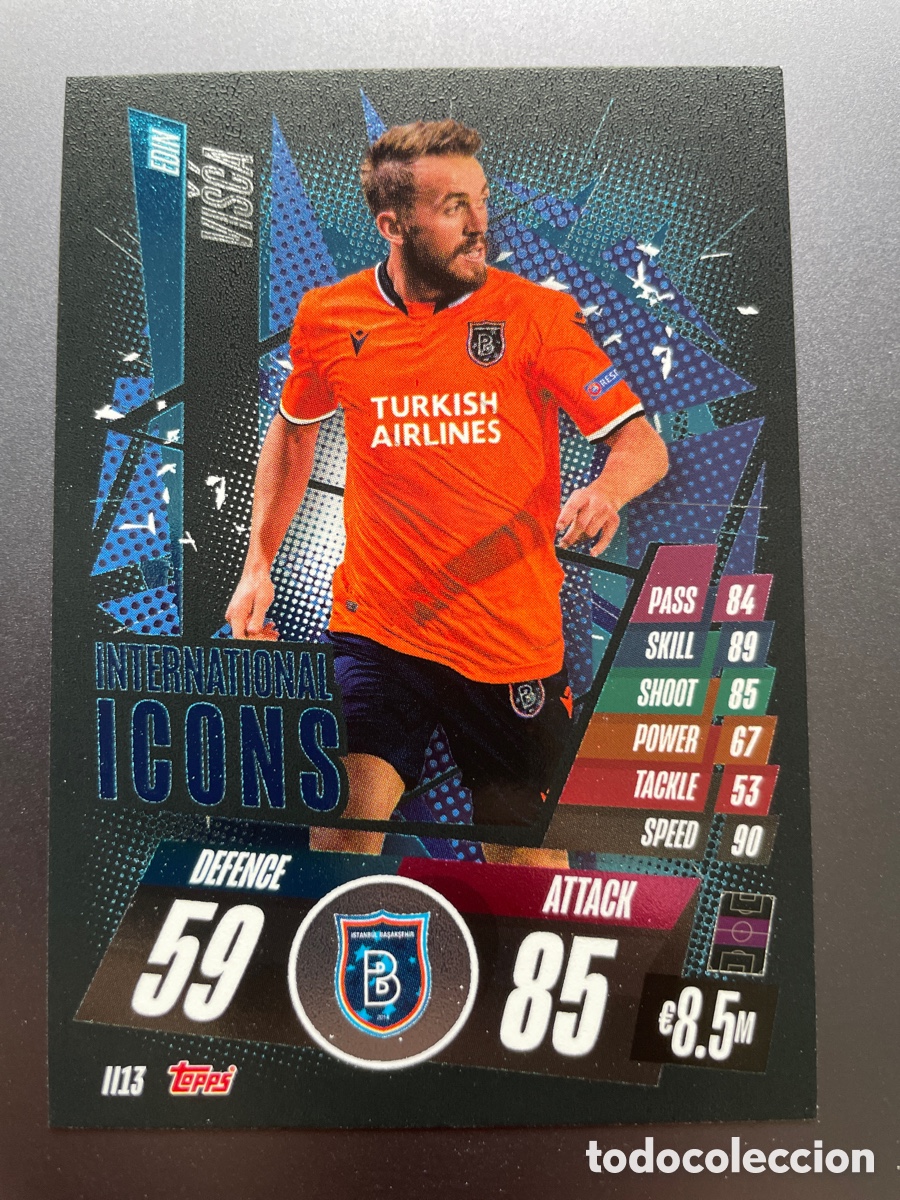 Coleccionismo deportivo: Visca II13 International Icons Match Attax 2020-21 2020 2021 Istanbul Basaksehir