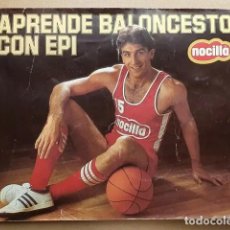 Coleccionismo deportivo: APRENDE BALONCESTO CON EPI - ALBUM CROMOS COMPLETO. AÑOS 80. RARO
