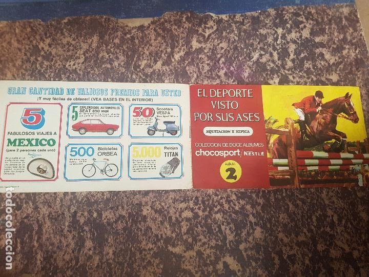 Collezionismo sportivo: EQUITACION E HIPICA N&ordm;2-EL DEPORTE VISTO POR SUS ASES-CHOCOSPORT/NESTLE