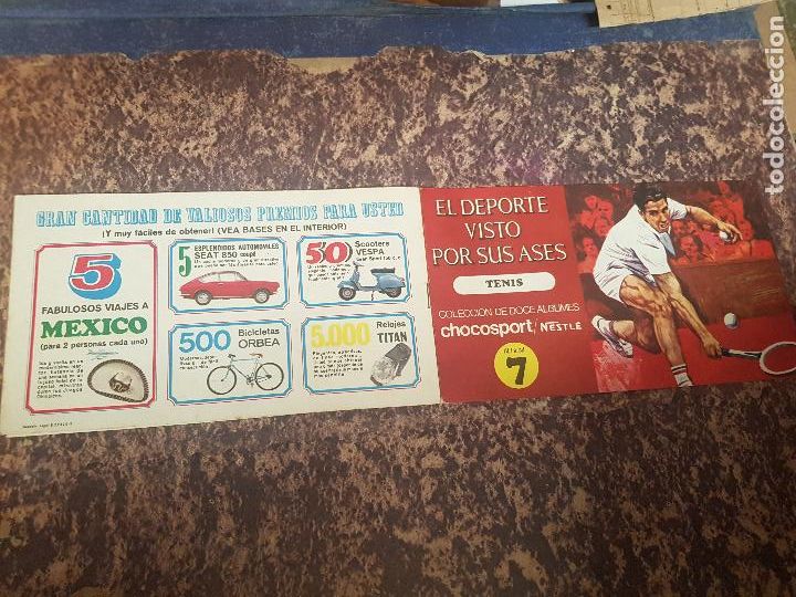 Collezionismo sportivo: TENIS N&ordm;7-EL DEPORTE VISTO POR SUS ASES-CHOCOSPORT/NESTLE