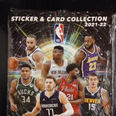 Coleccionismo deportivo: ALBUM PLANCHA NBA 2021 2022 21 22 STICKERS AND CARDS NUEVO PRECINTADO CROMOS BALONCESTO BASKETBALL