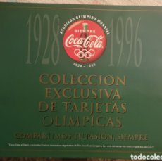 Coleccionismo deportivo: COCA COLA COLECCIÓN TARJETAS OLÍMPICAS COMPLETO. 1928-1996.