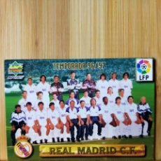 Coleccionismo deportivo: 1996 1997 96 97 MUNDICROMO LAS FICHAS DE LA LIGA REAL MADRID ALINEACIÓN N 91