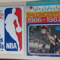 Collezionismo sportivo: LOTE 2 ALBUM - JORDAN - BALONCESTO 1986 - 1987 Y AS NBA - LEER ANUNCIO