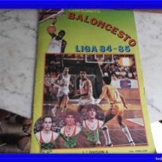 Coleccionismo deportivo: ALBUM DE CROMOS DE BALONCESTEO LIGA 84-85