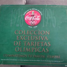 Coleccionismo deportivo: COLECCION EXCLUSIVA TARJETAS OLIMPICAS COCA-COLA 1928-1996 VACIO