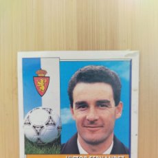 Coleccionismo deportivo: 1992 1993 92 93 ESTE CROMO DESPEGADO ZARAGOZA VICTOR FERNÁNDEZ ENTRENADOR